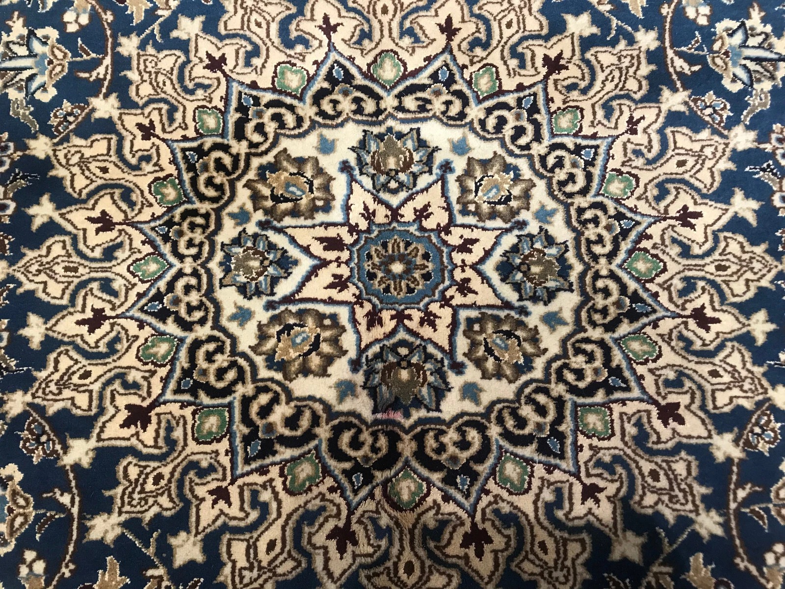 6 x 9 Persian Nain 100% Wool Hand Knotted Area Rug