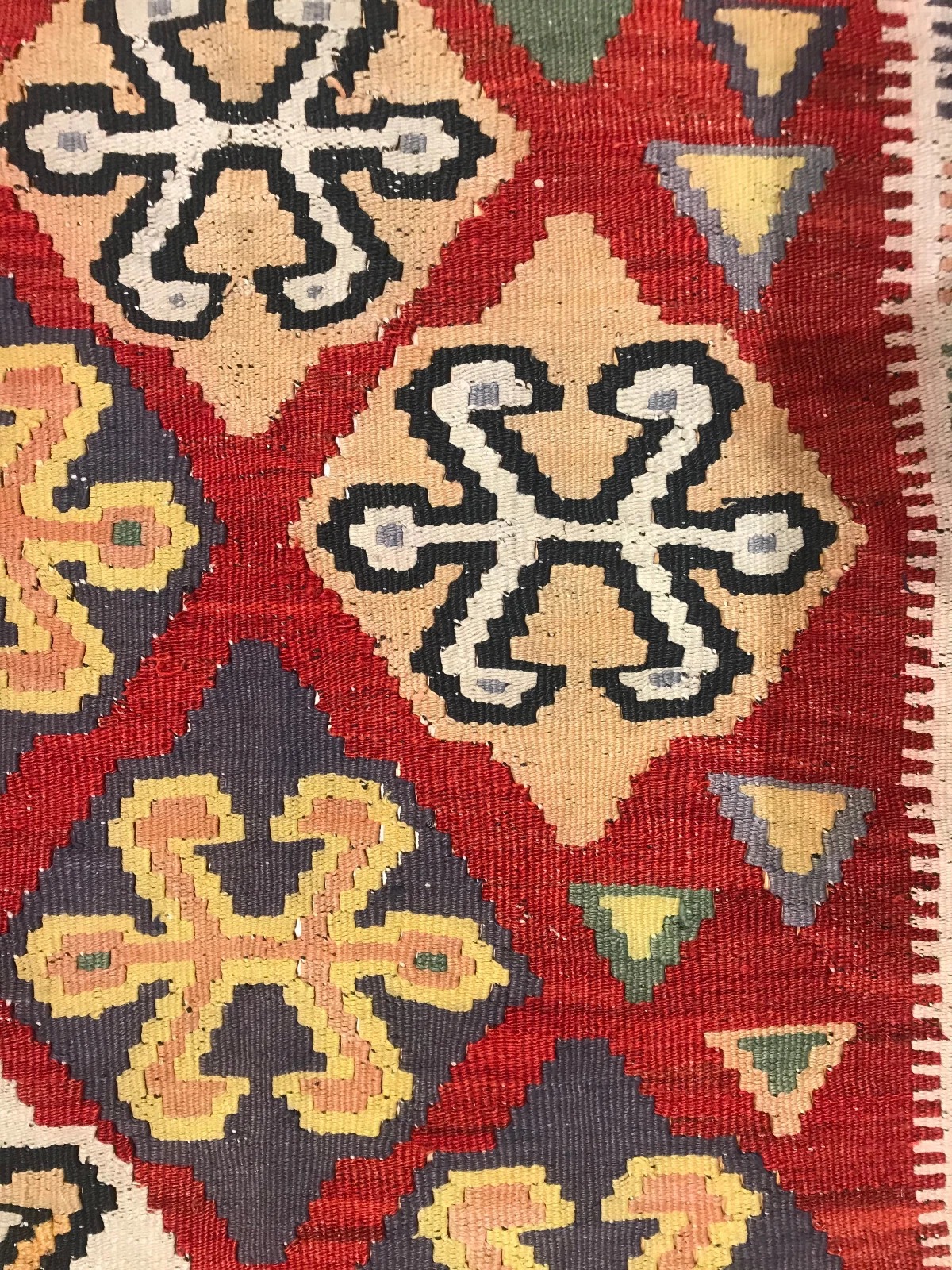 4.2 x 8.7 Vintage Hand Knotted 100% Wool Vegetable Dye Area Rug