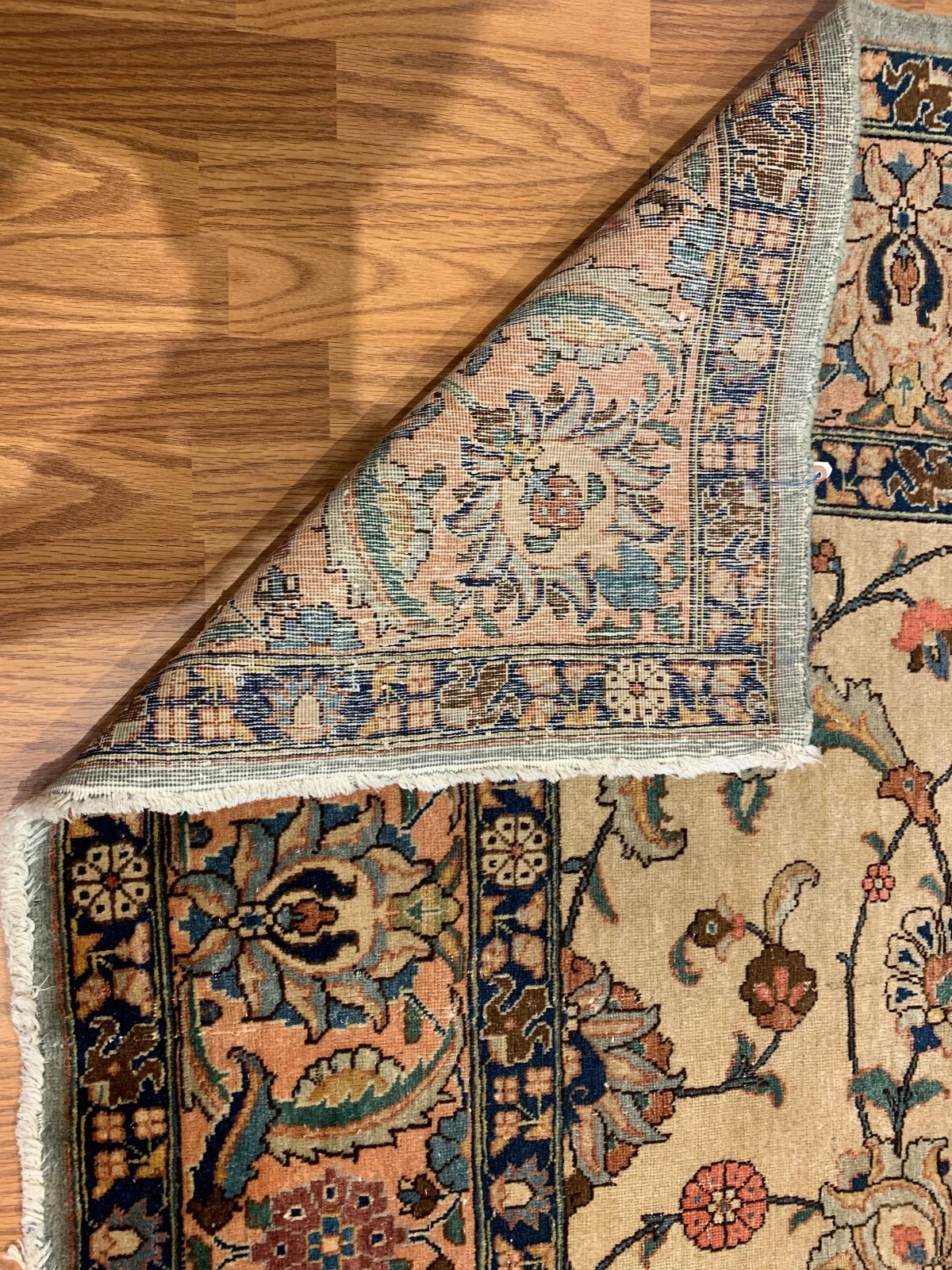 8 x 10 Antique Hand Knotted 100% Wool Area Rug