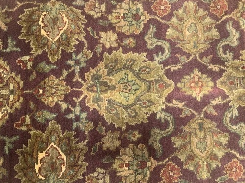 2.7 x 10 Runner Indo Agra Hand spawned 100% Wool Hand Knotted Vegetable Dye