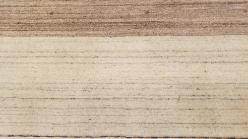 6 x 9 Brown Indo Nepal Modern Hand Knotted Wool Oriental Area Rug