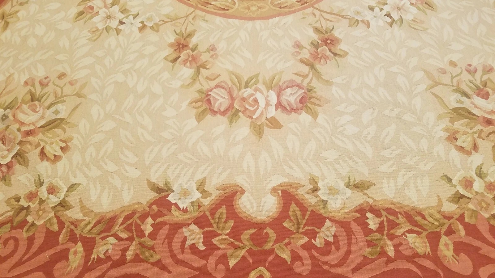 9 x 12 Hand woven French Aubusson Tapestry 100% wool Area rug