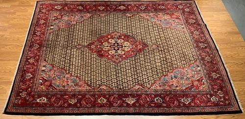 7 x 11 Vintage Hand Knotted 100% Wool Vegetable Dye Area Rug