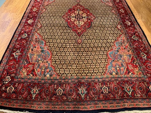 7 x 11 Vintage Hand Knotted 100% Wool Vegetable Dye Area Rug