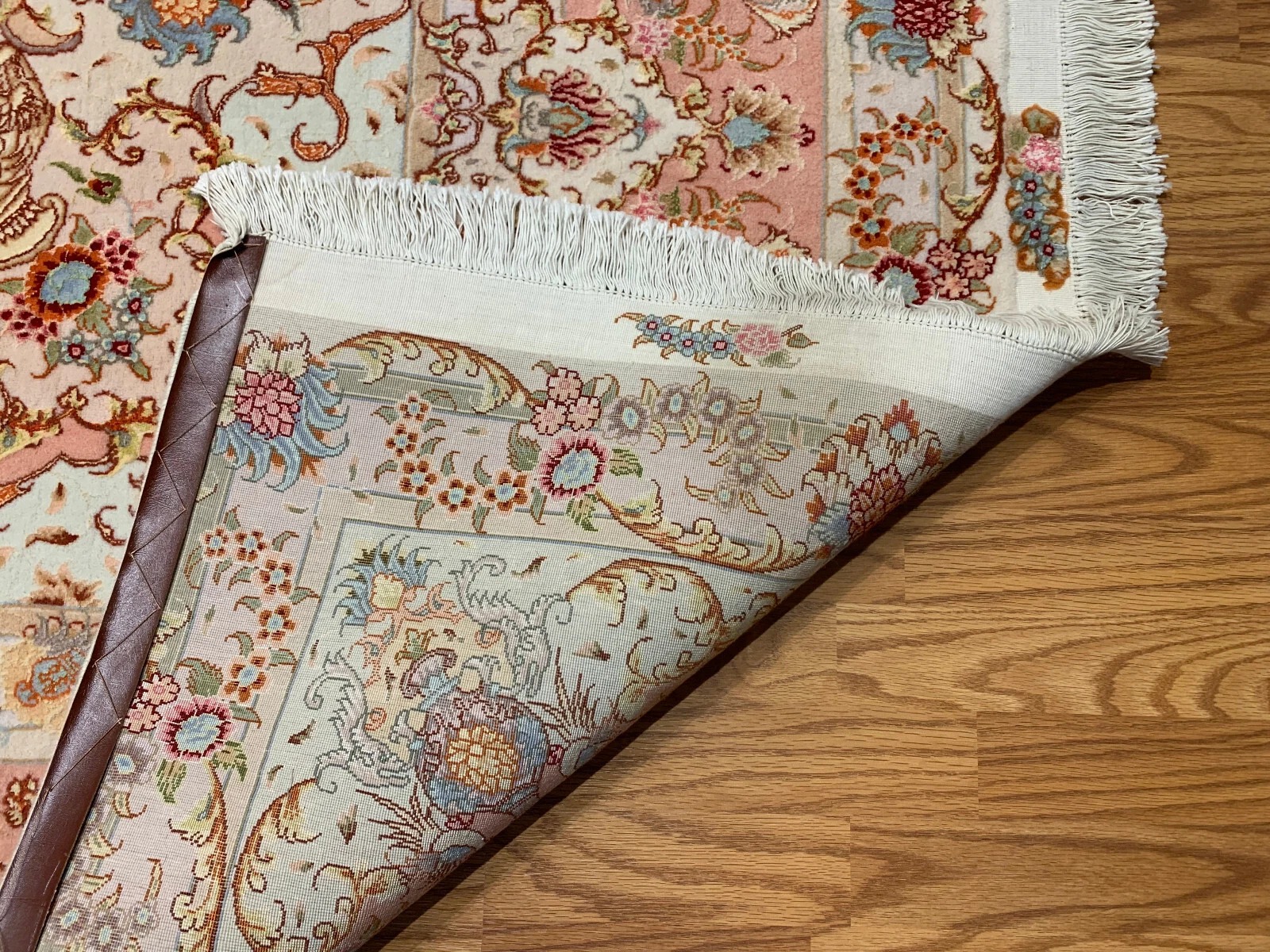 9x 12 Hand Knotted Wool & Silk Area Rug