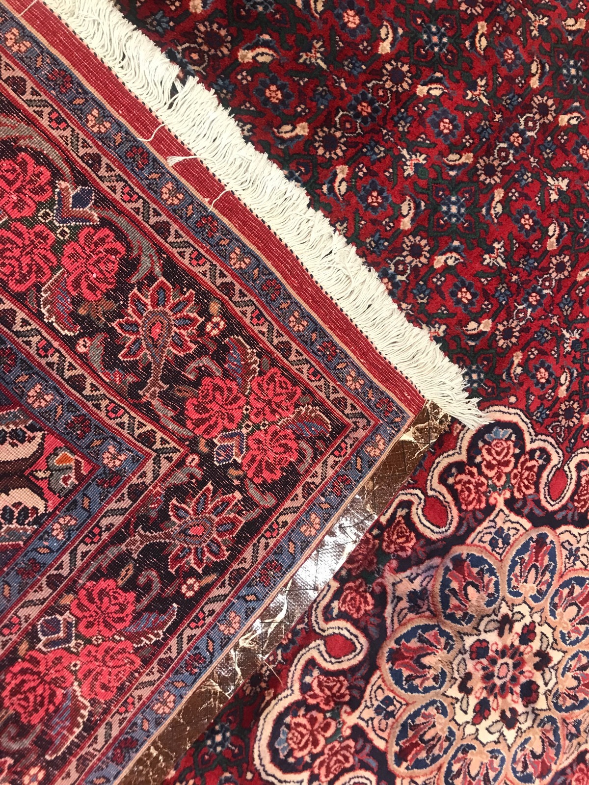 7.5 x 11 Vintage 100% Wool Hand Knotted Area Rug