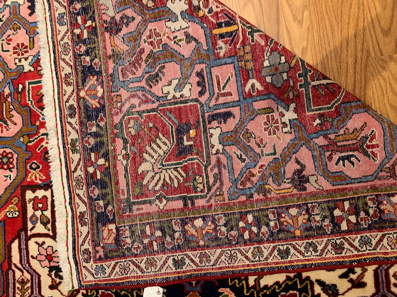 5.7 x 9.11 Vintage Hand Knotted 100% Wool Vegetable Dye Area Rug
