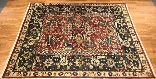 8 x 10 New Hand Knotted 100% Wool Area Rug
