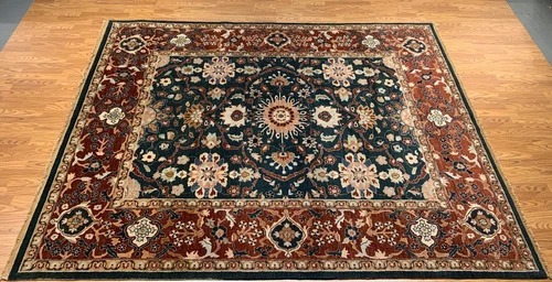 8 x 10 New Hand Knotted 100% Wool Area Rug