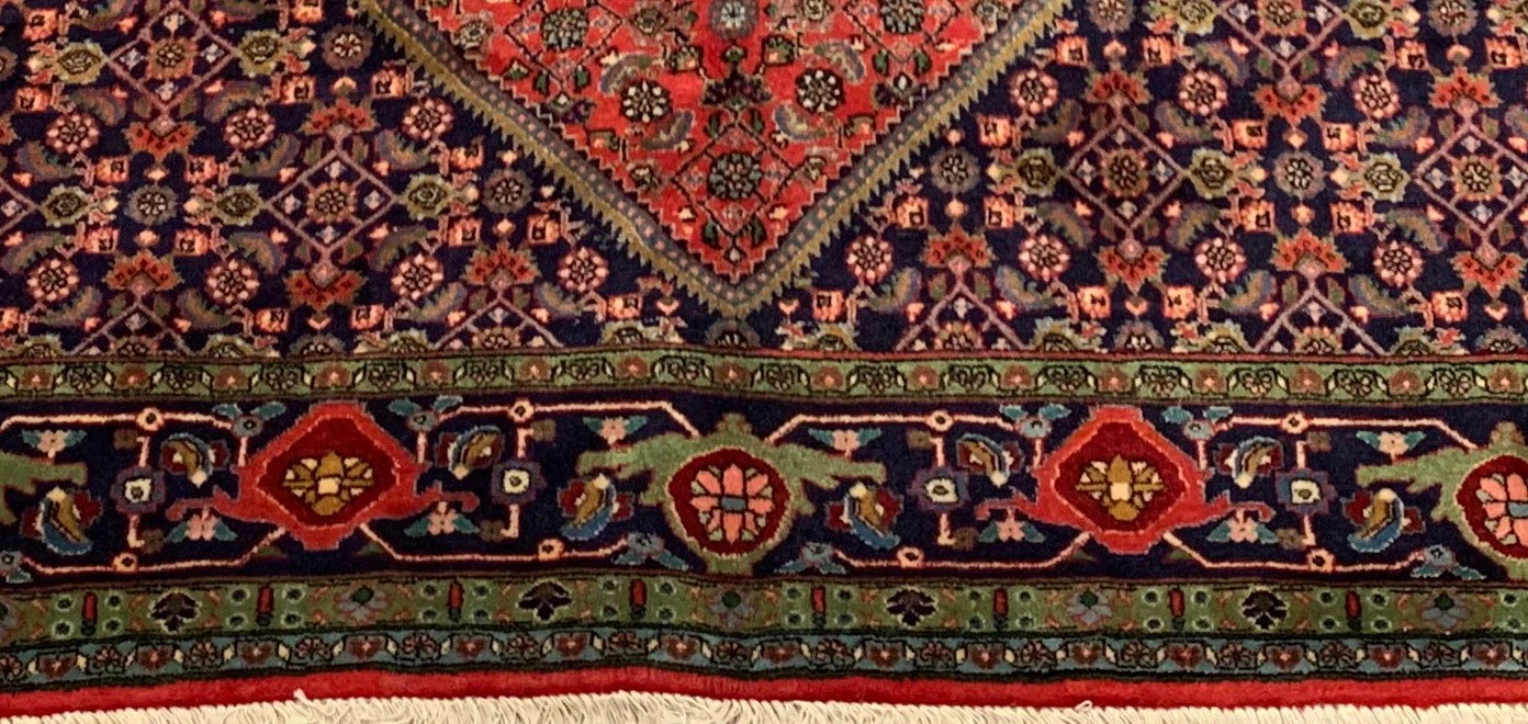 7 x 9.7 Vintage Hand Knotted 100% Wool Vegetable Dye Area Rug