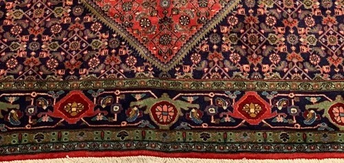 7 x 9.7 Vintage Hand Knotted 100% Wool Vegetable Dye Area Rug