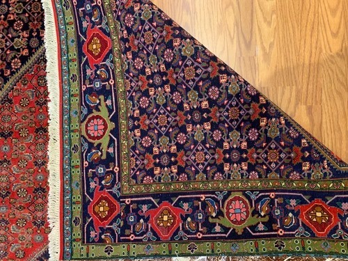 7 x 9.7 Vintage Hand Knotted 100% Wool Vegetable Dye Area Rug