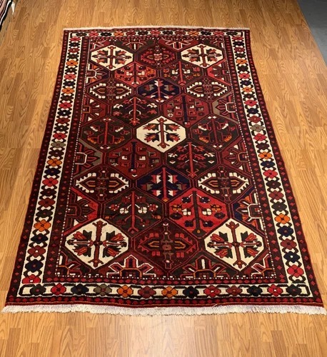 6.8 x 10.3 Vintage Hand Knotted 100% Wool Vegetable Dye Area Rug