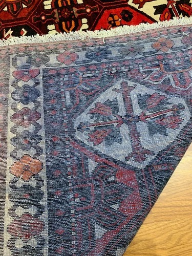 6.8 x 10.3 Vintage Hand Knotted 100% Wool Vegetable Dye Area Rug