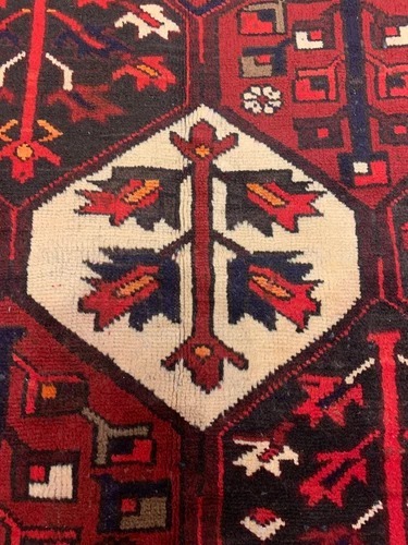 6.8 x 10.3 Vintage Hand Knotted 100% Wool Vegetable Dye Area Rug