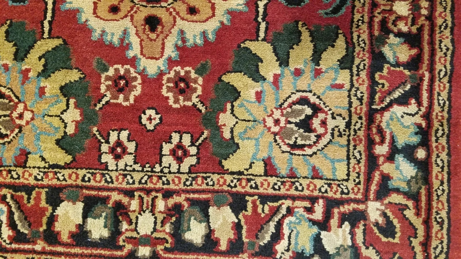 3 x 5 Indo Sultanabad Hand Knotted Wool Rug