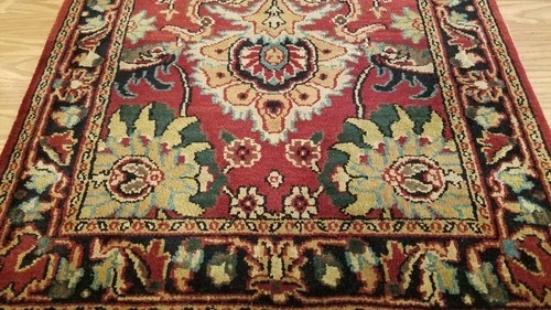 3 x 5 Indo Sultanabad Hand Knotted Wool Rug