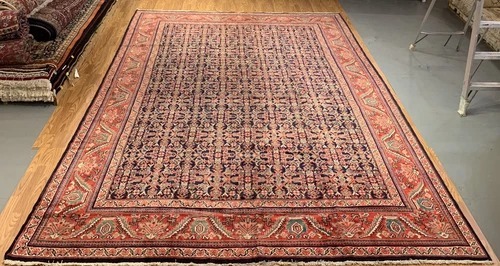 10 x 12 Persian Semi Antique Fine Hand Knotted 100% Wool Rug