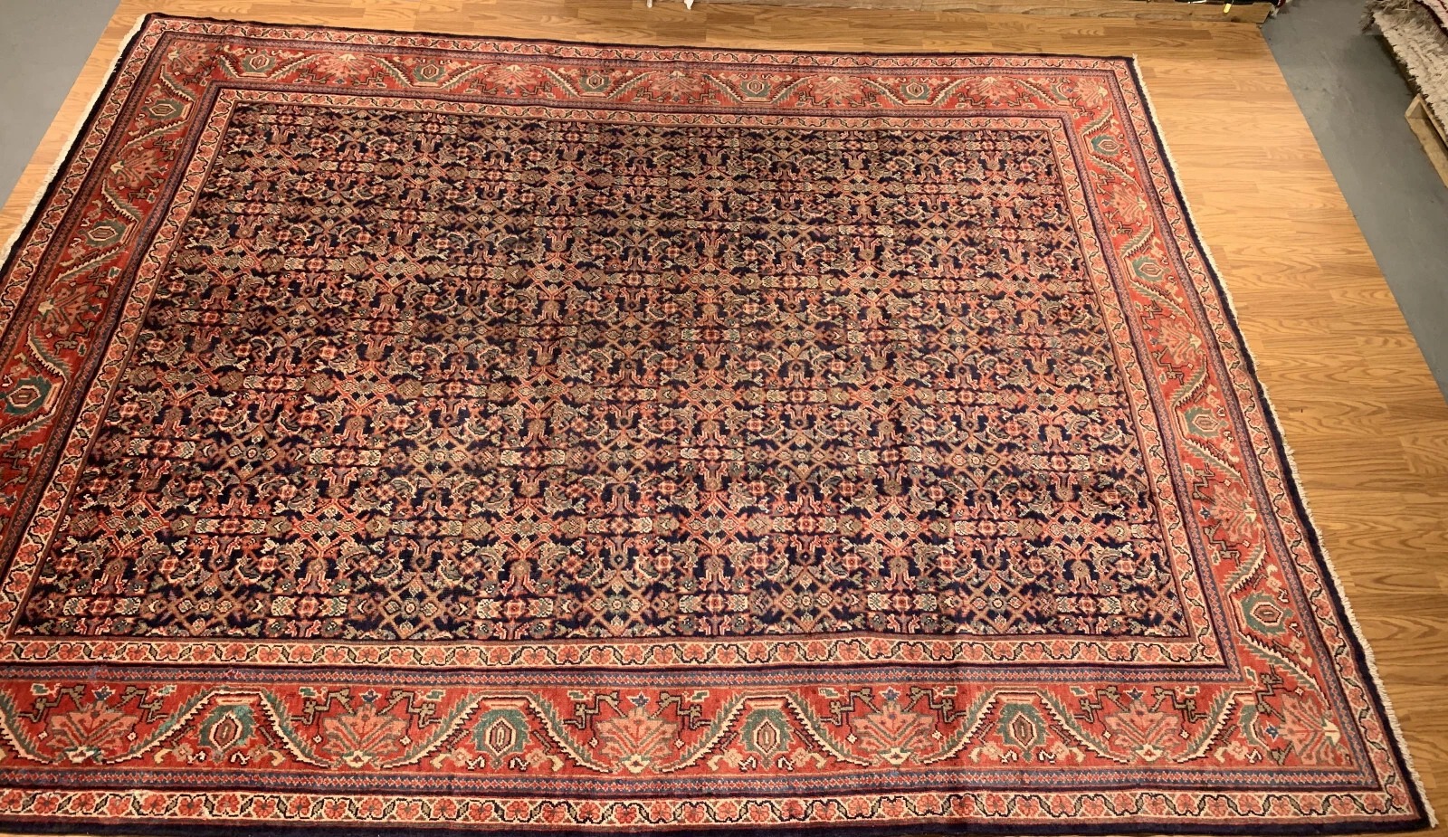 10 x 12 Persian Semi Antique Fine Hand Knotted 100% Wool Rug