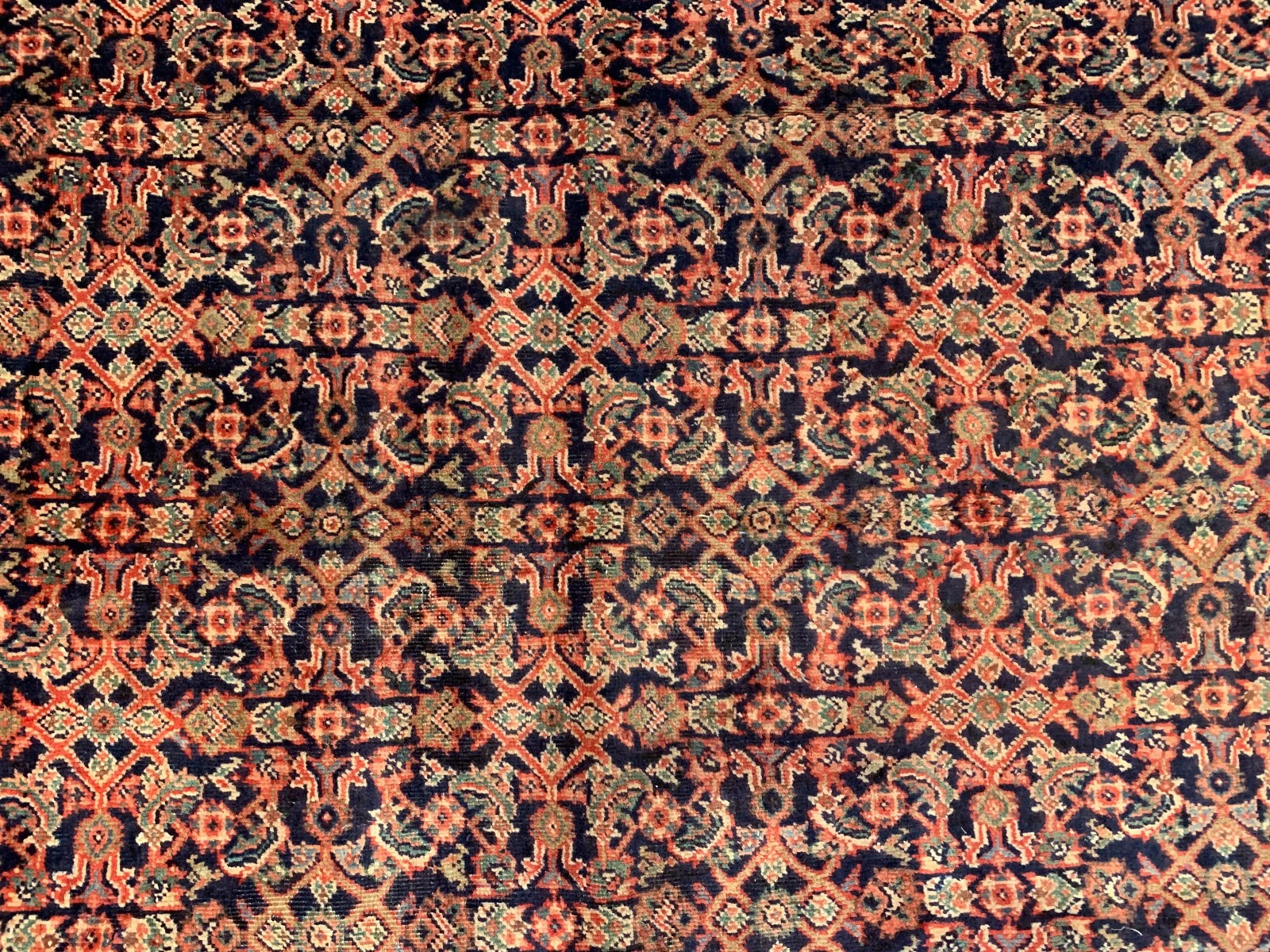 10 x 12 Persian Semi Antique Fine Hand Knotted 100% Wool Rug