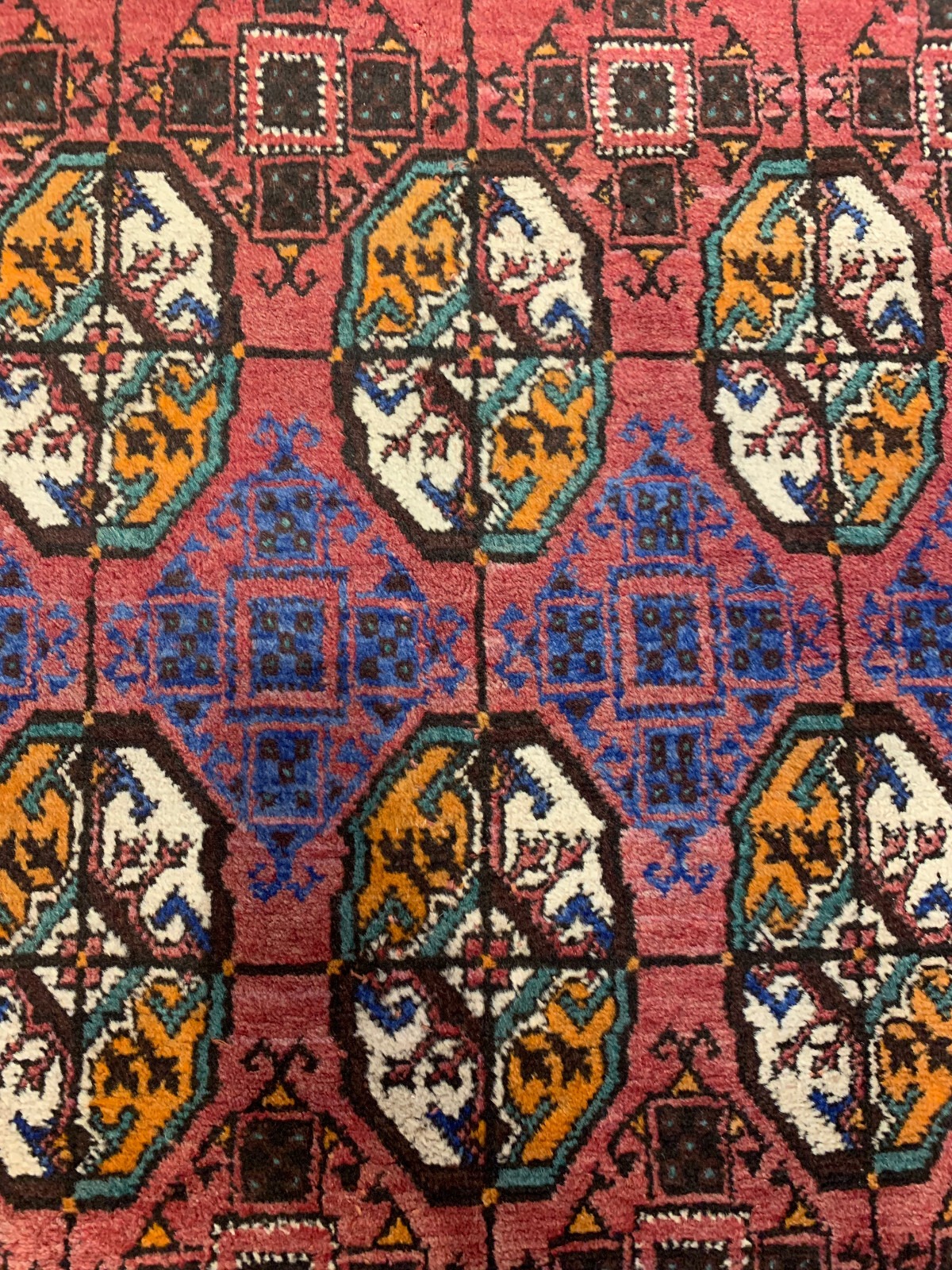 5.2 x 9.6 Vintage Hand Knotted 100% Wool Vegetable Dye Area Rug