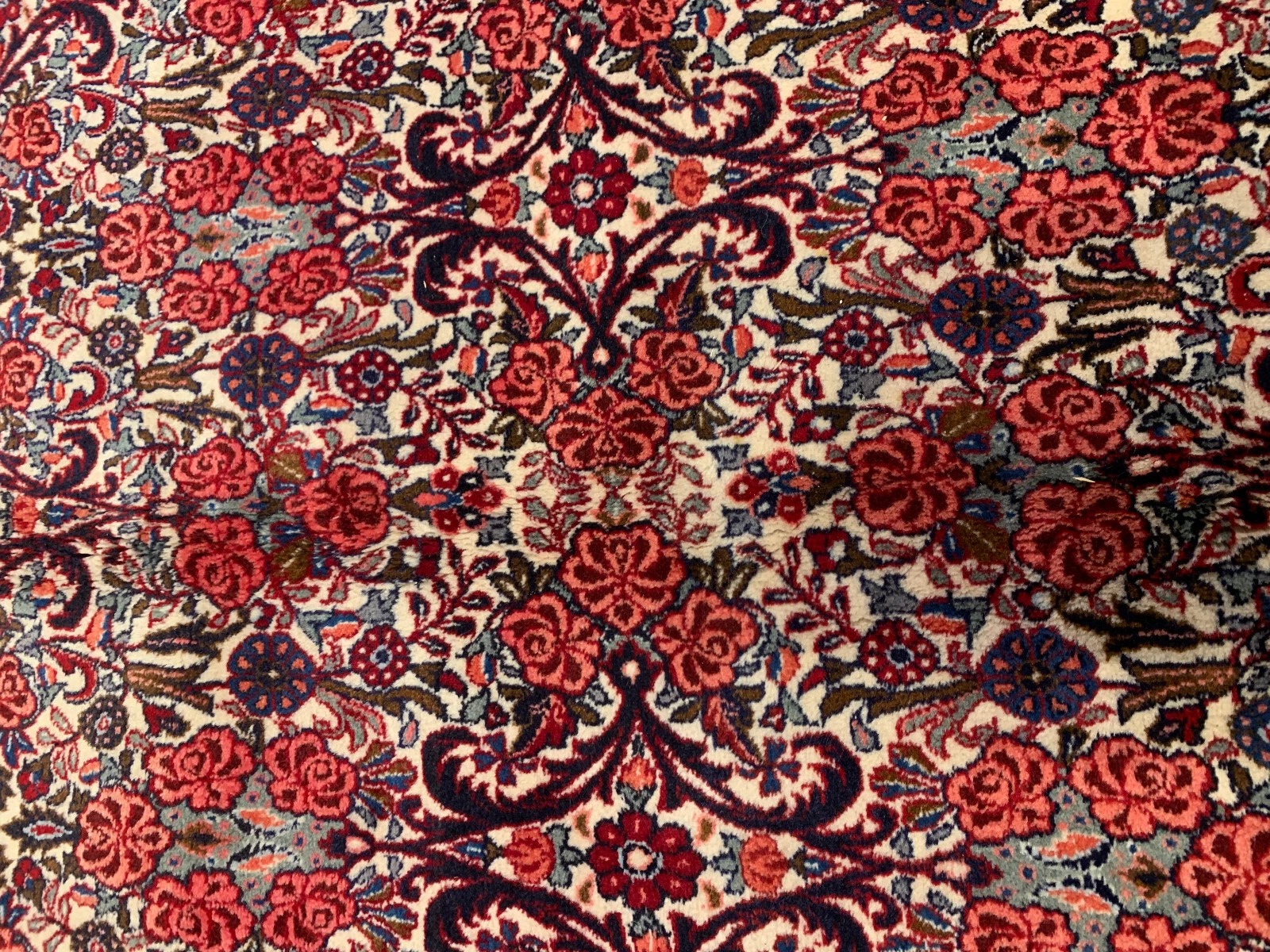 7.3 x 10.4 Vintage Hand Knotted 100% Wool Vegetable Dye Area Rug