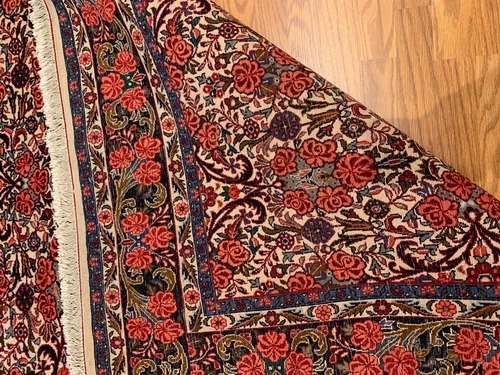 7.3 x 10.4 Vintage Hand Knotted 100% Wool Vegetable Dye Area Rug