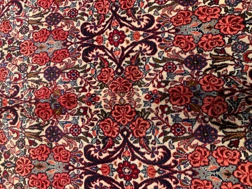 7.3 x 10.4 Vintage Hand Knotted 100% Wool Vegetable Dye Area Rug