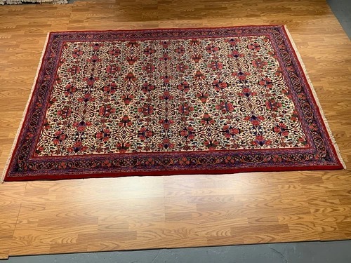 7 x 10.2 Vintage Hand Knotted 100% Wool Vegetable Dye Area Rug