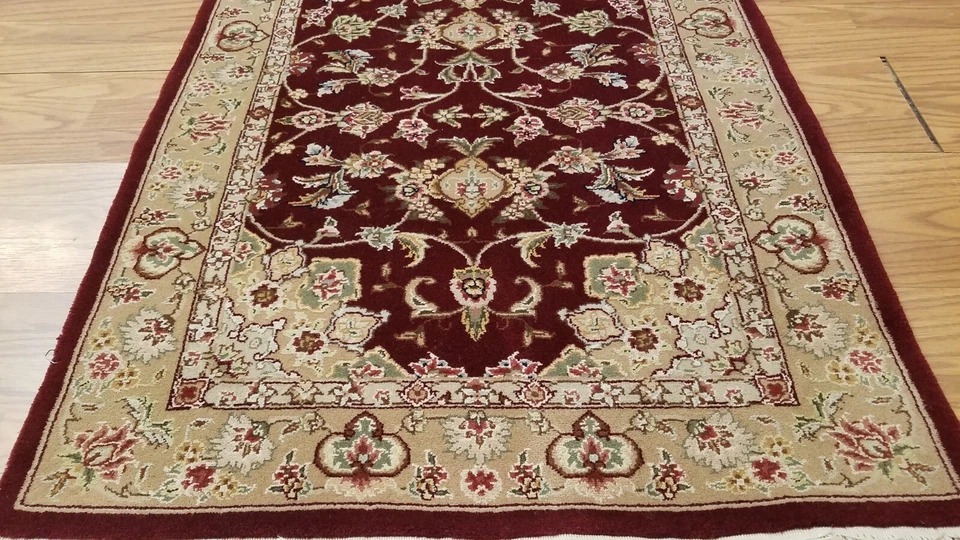 2.6 x 12 Beautiful High Quality Handmade Soft Wool & Silk Oriental Runner