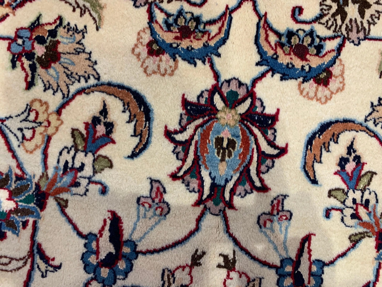 8 x 11.7 ft Semi Antique Hand Knotted Wool & Silk Area Rug