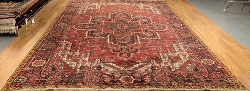 8 x 11 Antique Fine Hand Knotted 100% Wool Rug