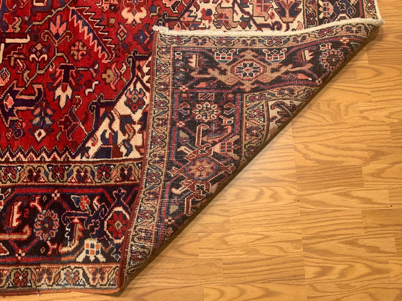 8.6 x 10.10 Antique Fine Hariz Hand Knotted 100% Wool Rug