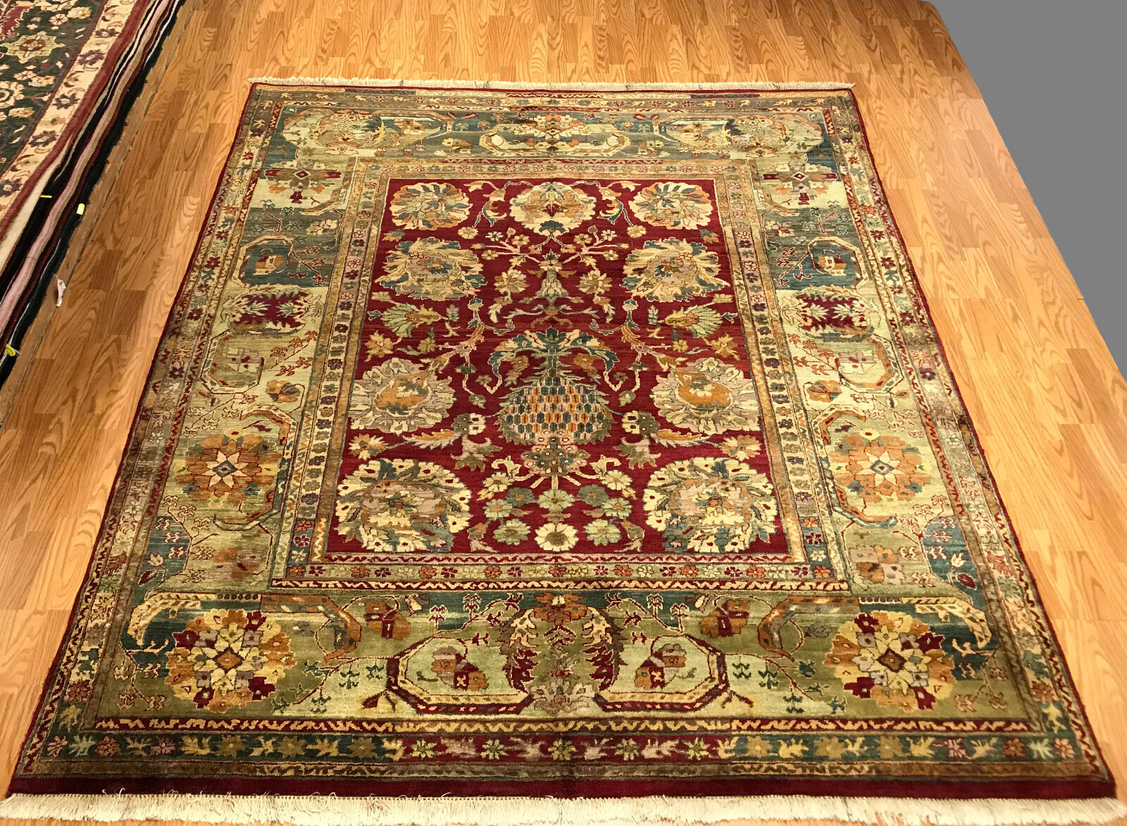 8 x 10 New Hand Knotted 100% Wool Area Rug EB334903290988 Montaage