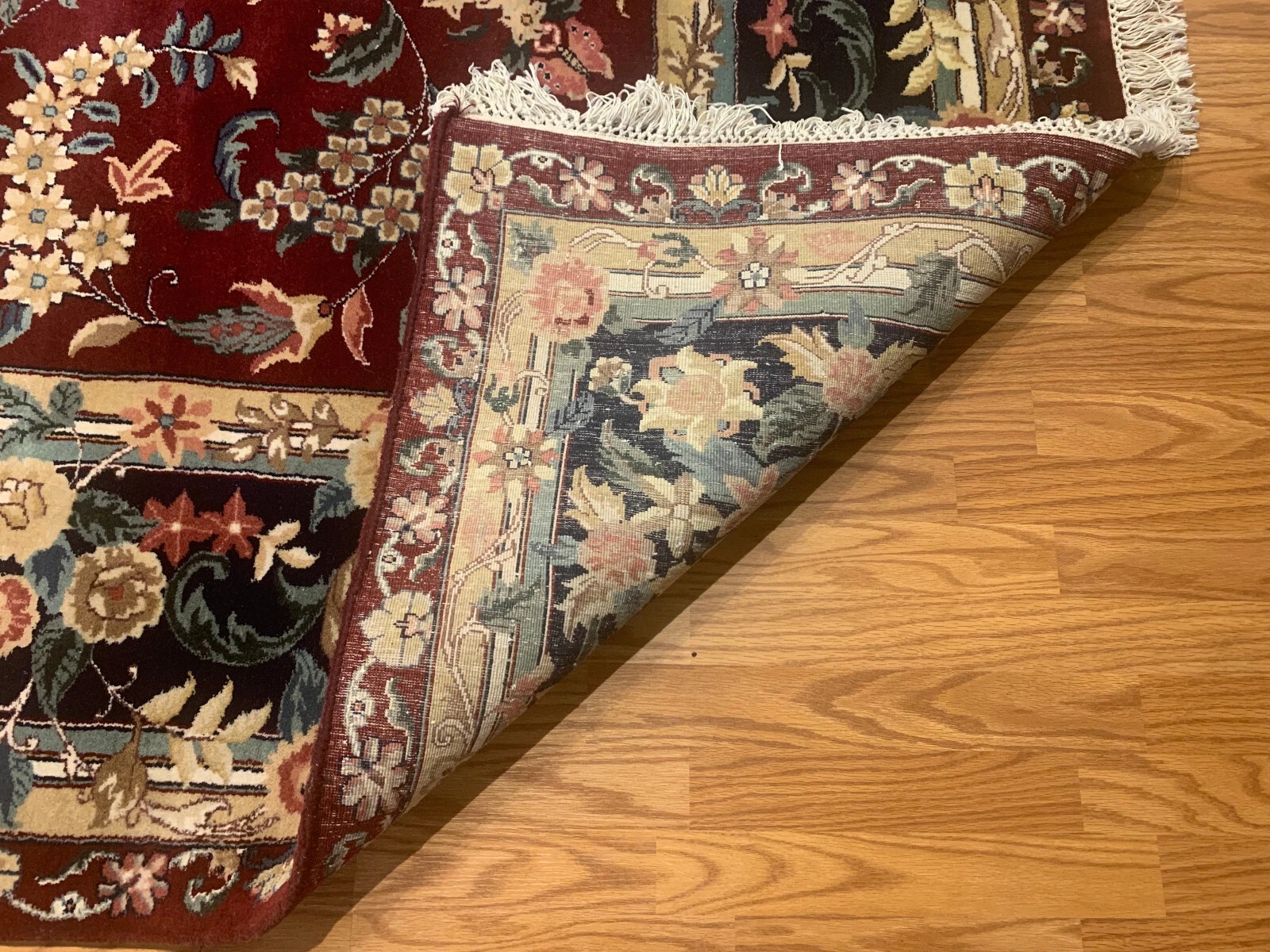 9.9 x 14 ft Indo Kashaan Hand Knotted 100% Wool Rug