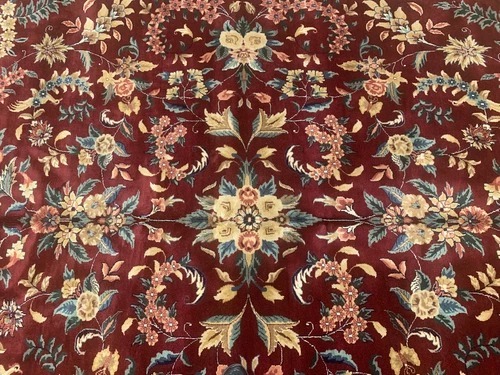 9.9 x 14 ft Indo Kashaan Hand Knotted 100% Wool Rug