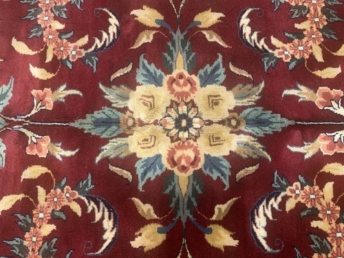 9.9 x 14 ft Indo Kashaan Hand Knotted 100% Wool Rug