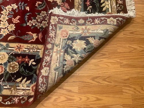 9.9 x 14 ft Indo Kashaan Hand Knotted 100% Wool Rug