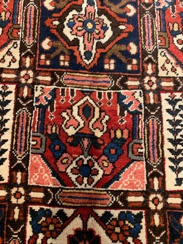 6.10 x 10.1 Vintage Hand Knotted 100% Wool Vegetable Dye Area Rug