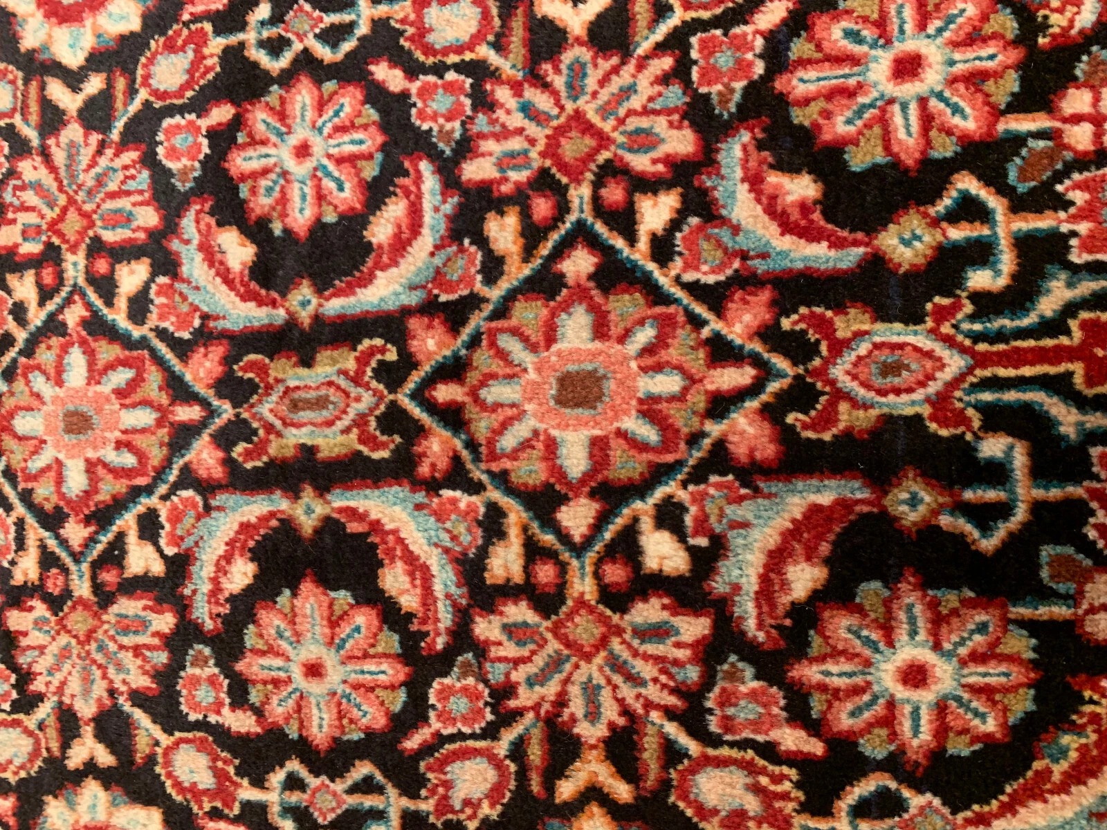 3.6 x 10.1 Vintage Hand Knotted 100% Wool Vegetable Dye Area Rug