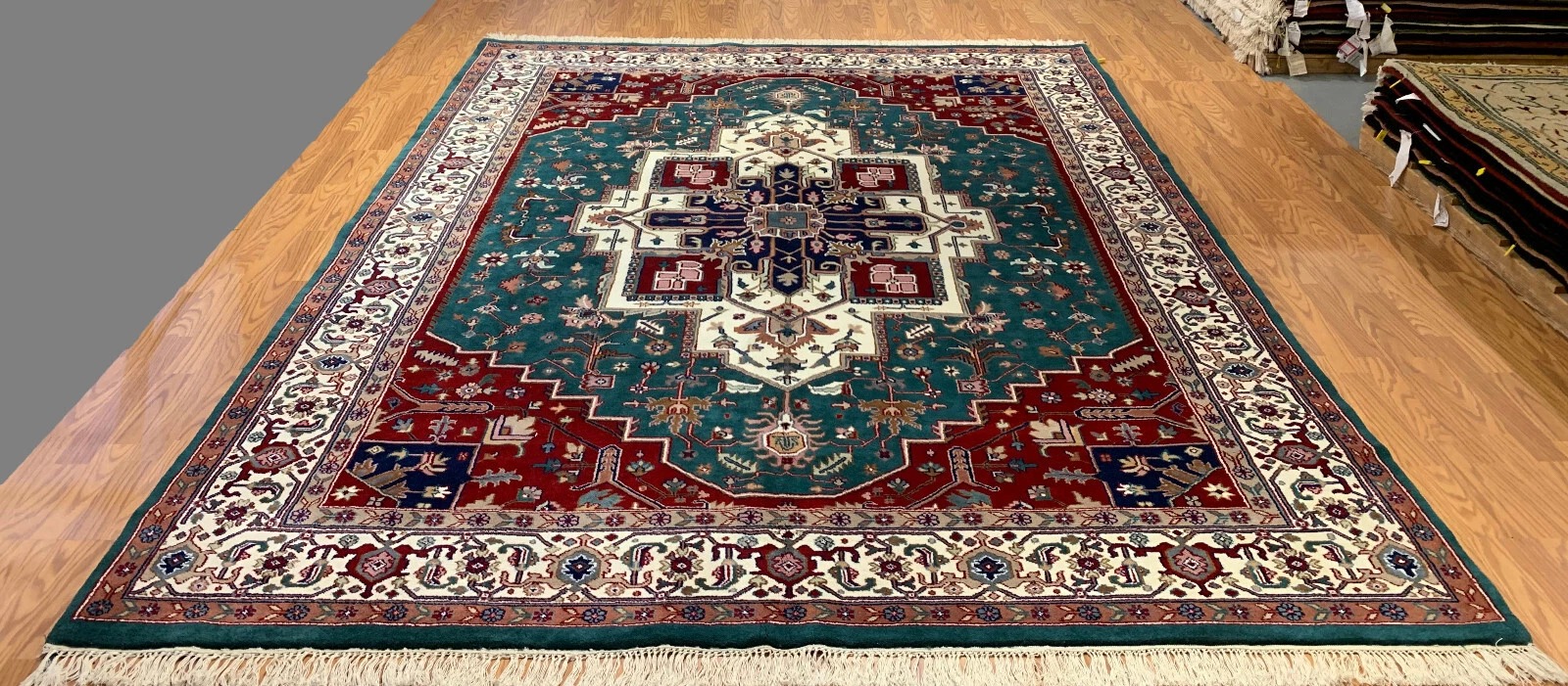 8 x 10 New Hand Knotted 100% Wool Area Rug EB334900512423 Montaage