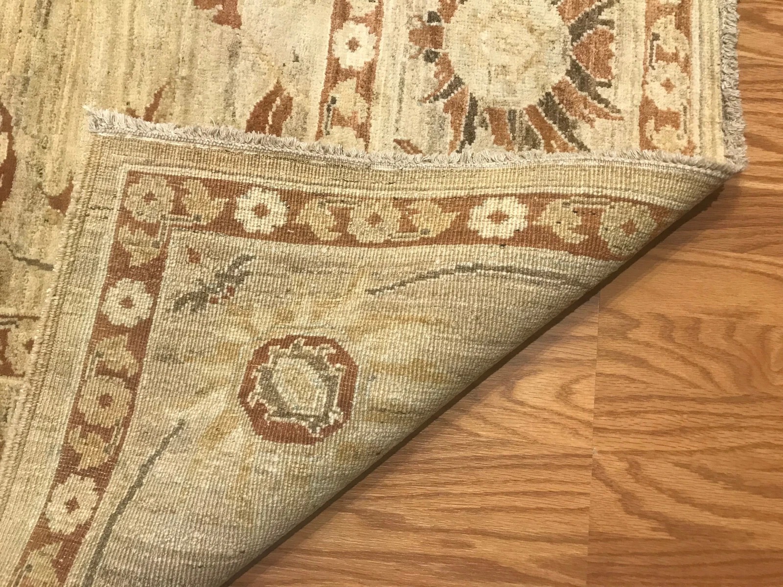 8 x 10 Hand Knotted 100% Wool Area Rug