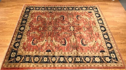 8 x 10 New Hand Knotted 100% Wool Area Rug
