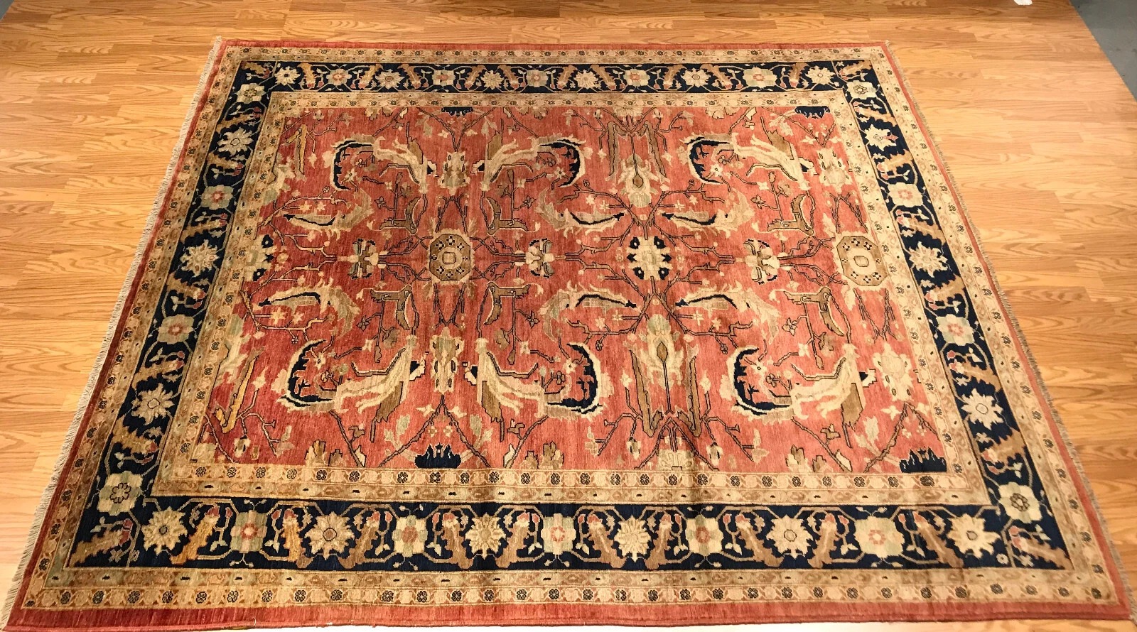 8 x 10 New Hand Knotted 100% Wool Area Rug