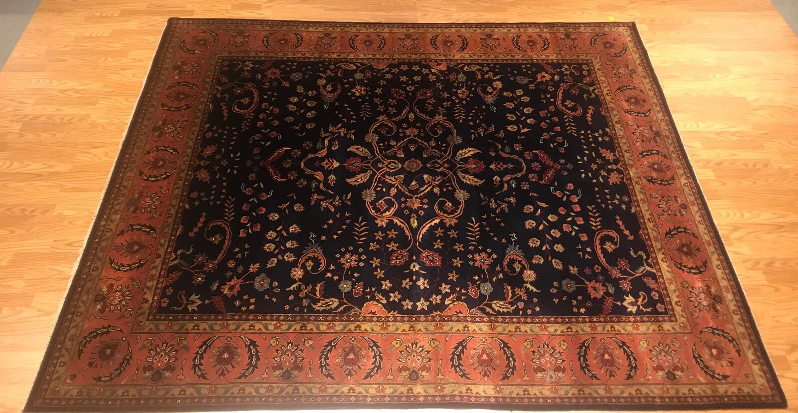 8 x 10 Hand Knotted 100% Wool Area Rug