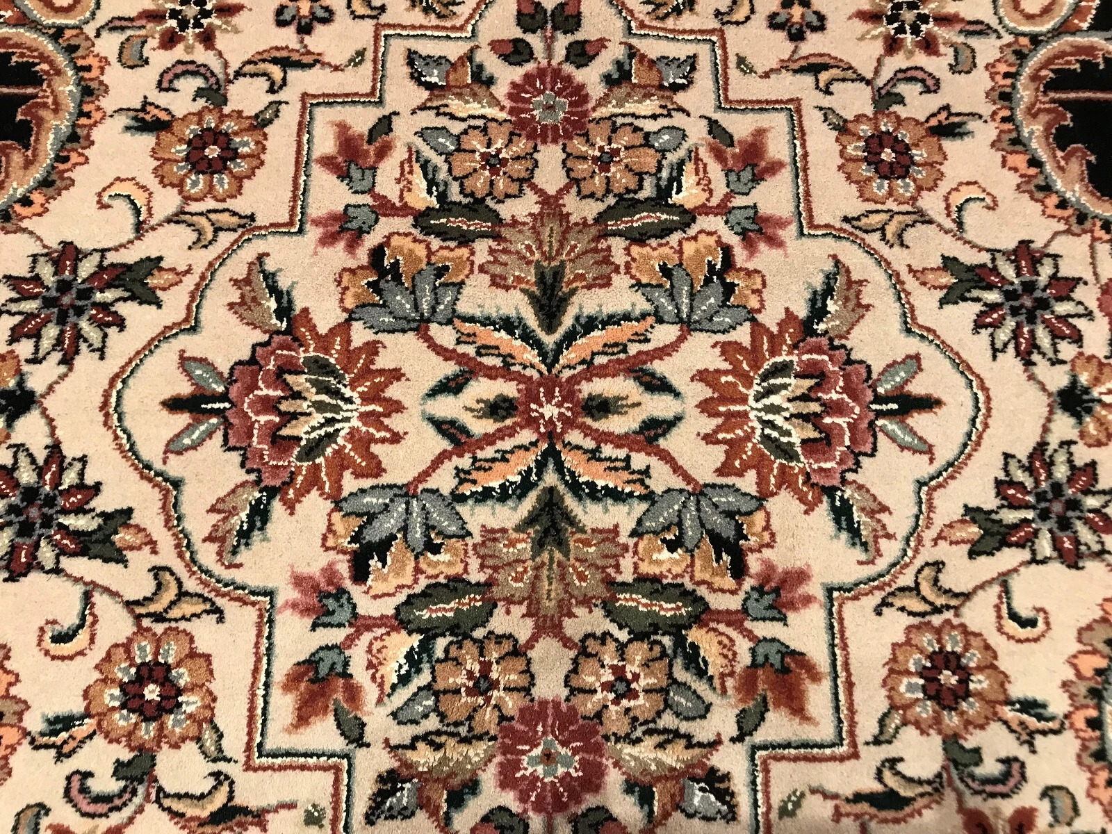 8 x 10 New Hand Knotted Wool & Silk Area Rug