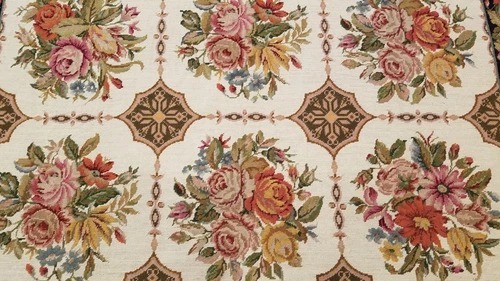 5 x 8 Hand woven French Aubusson Needle point 100% wool Area rug