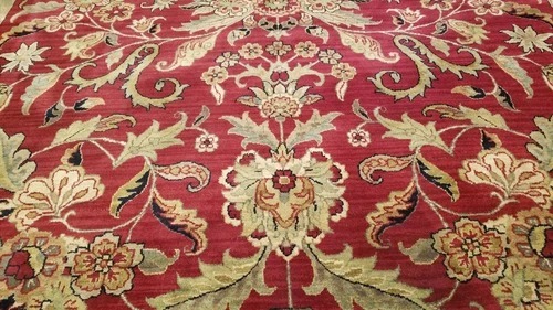 8 x 10 Indo Agra Hand spawned Wool Hand Knotted Oriental Rug