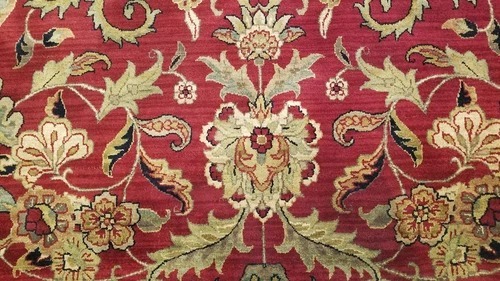 8 x 10 Indo Agra Hand spawned Wool Hand Knotted Oriental Rug