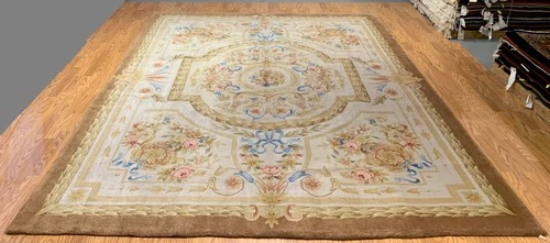 8 x 10 New Savonnerie Hand Knotted 100% Wool Area Rug